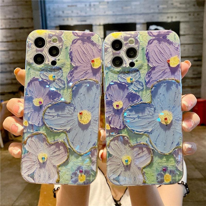 iPhone Case|Vintage Oil Painting Flower - Most iPhone Case