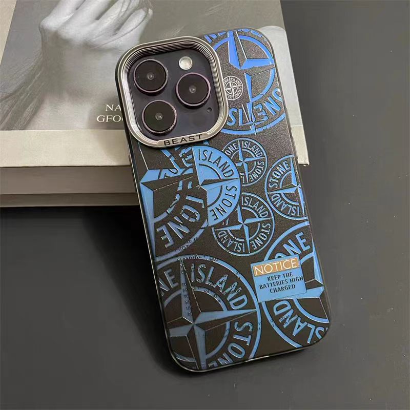 Frosted laser electroplated iPhone case