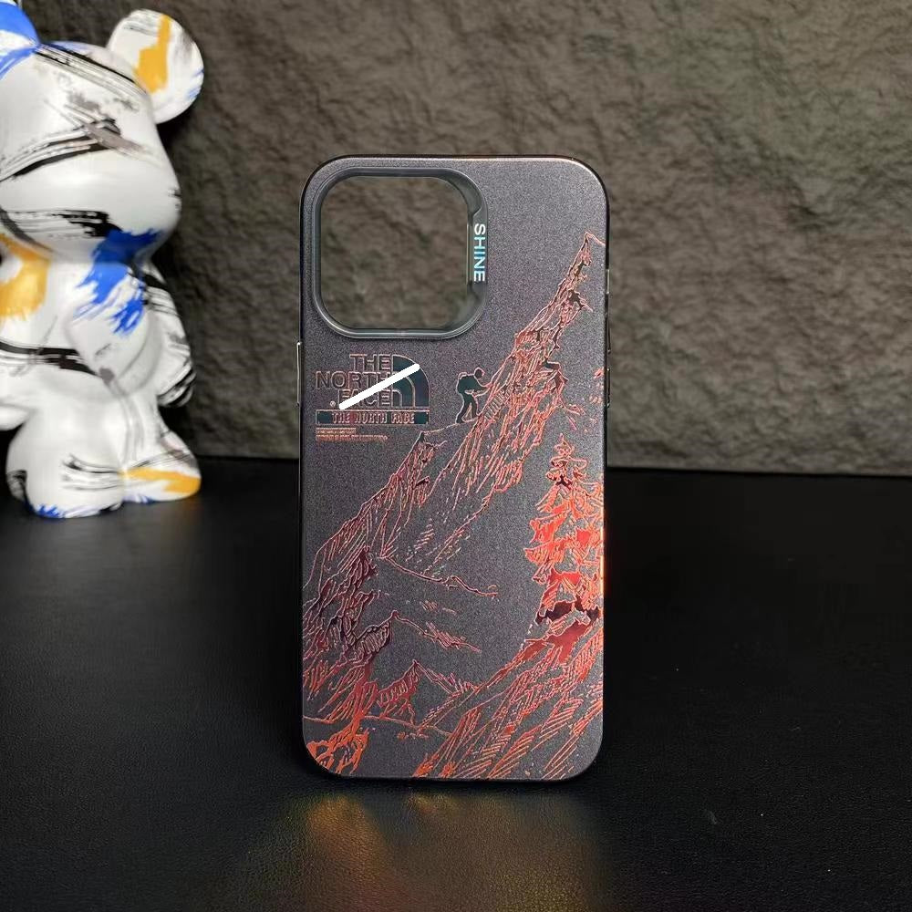 Frosted laser gradient iPhone case