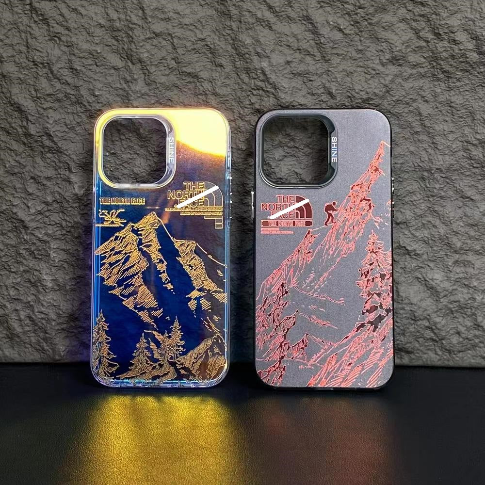 Frosted laser gradient iPhone case