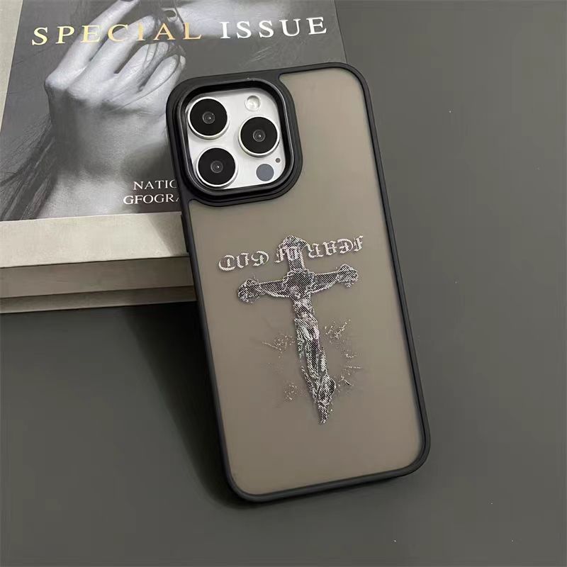 Frosted semi-transparent iPhone case