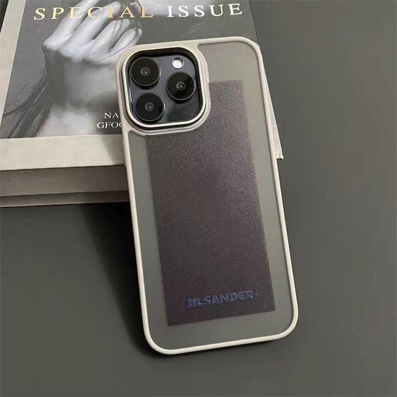 Frosted semi-transparent iPhone case