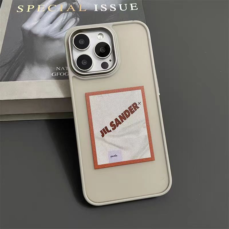 Frosted semi-transparent iPhone case