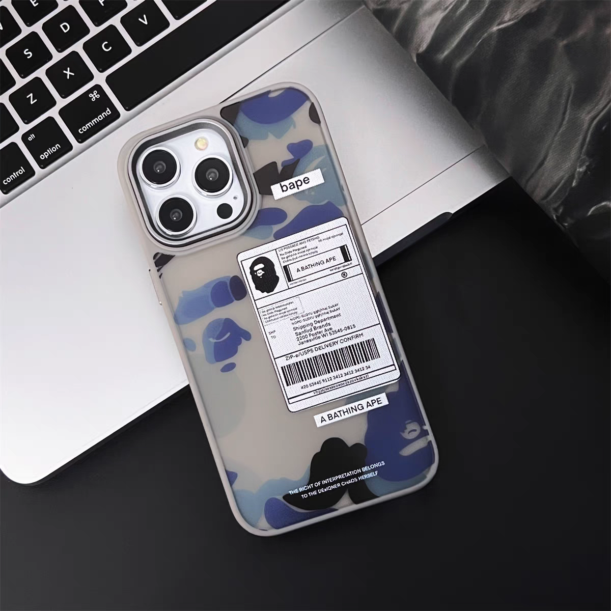 Frosted semi-transparent iPhone case