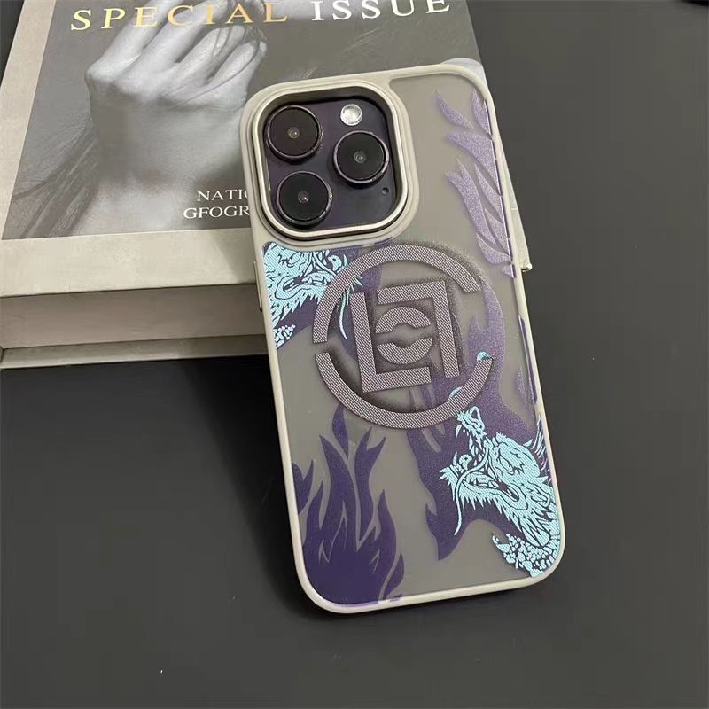 Frosted semi-transparent iPhone case