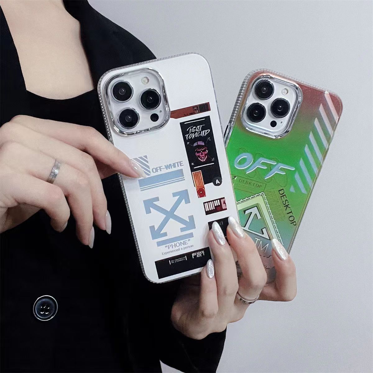 Frosted laser iPhone case