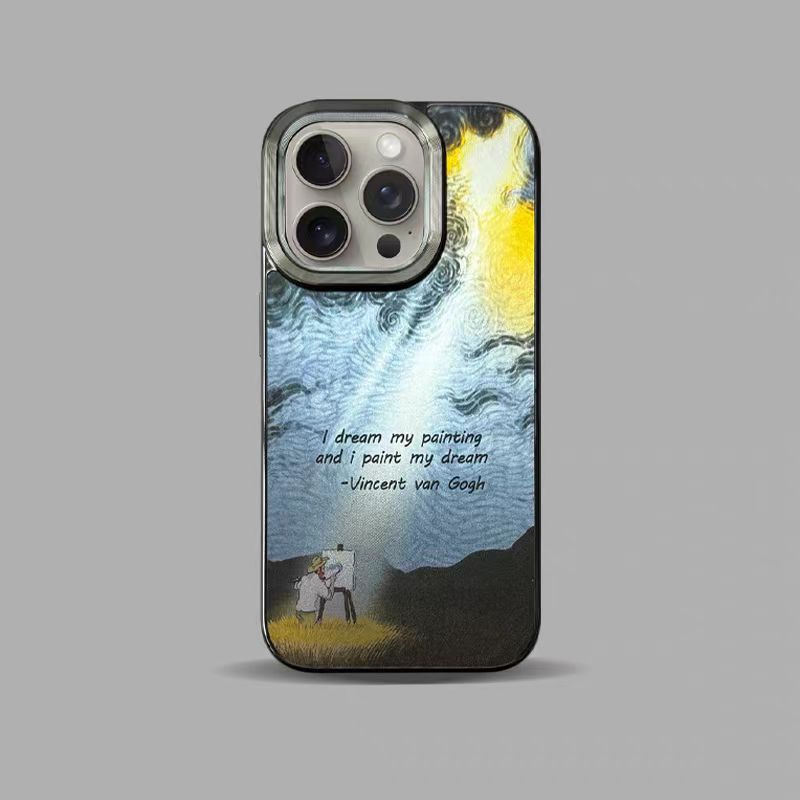 [Magsafe]Frosted oil painting iPhone case