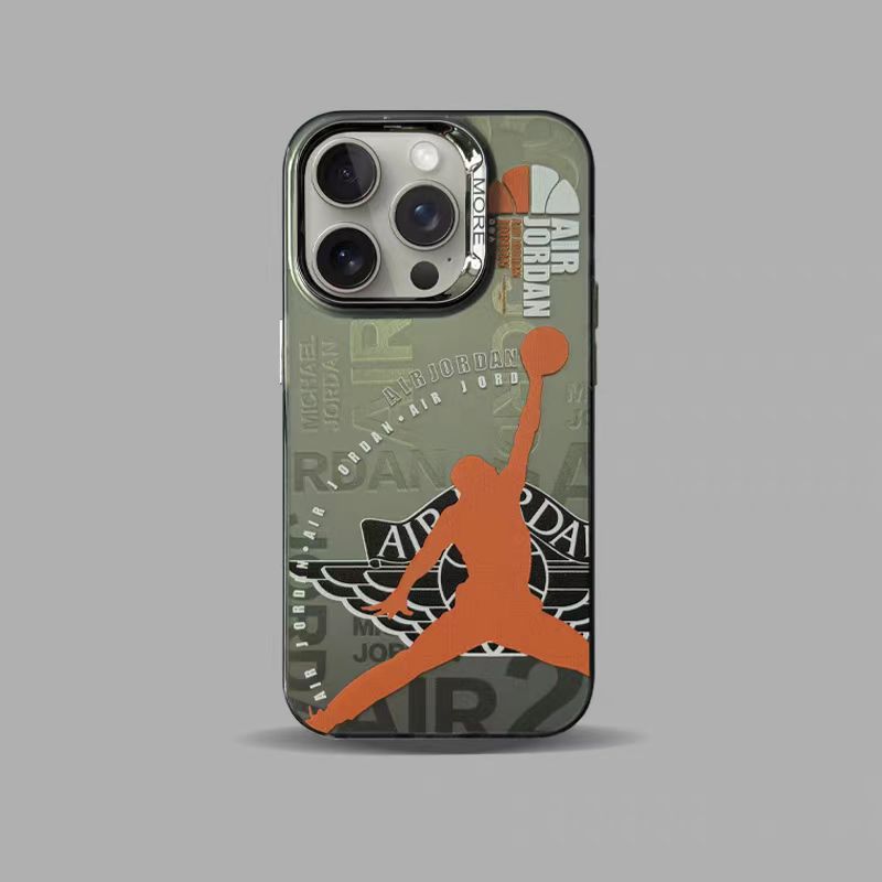 Frosted electroplated sports iPhone case