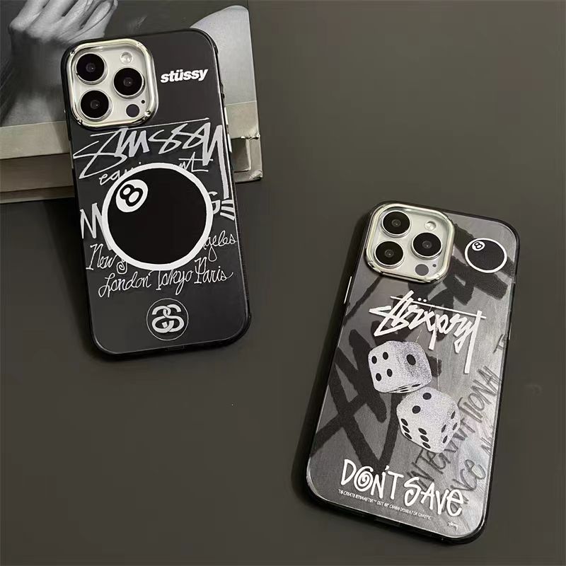 Frosted electroplated iPhone case