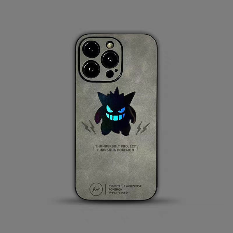 【Gengar】Stylish Suede Leather iPhone case