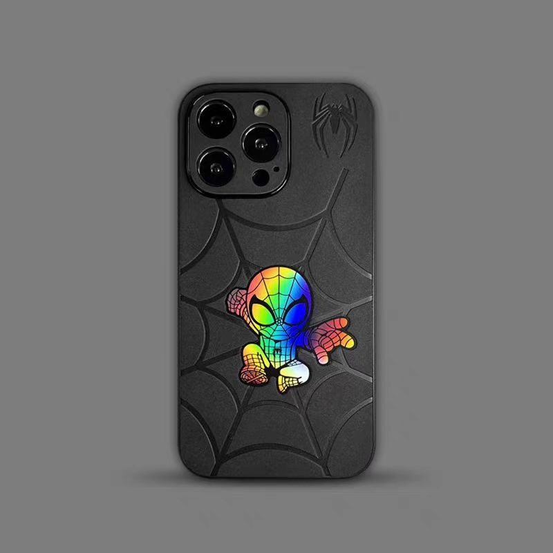 【Spider-Man】Stylish Suede Leather iPhone case