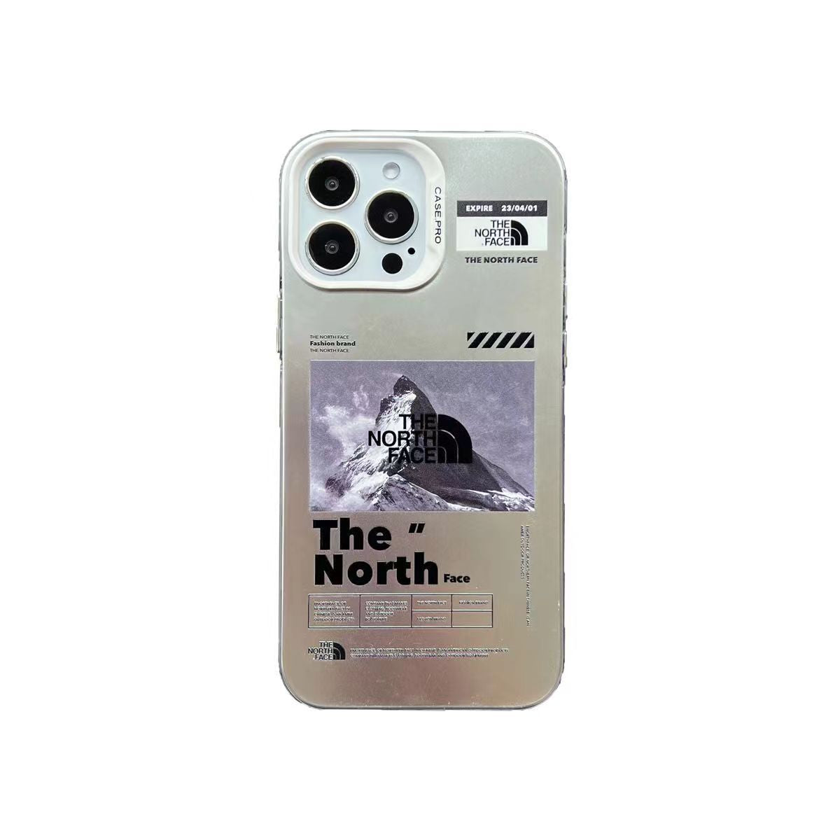 Frosted electroplated mountain iPhone case