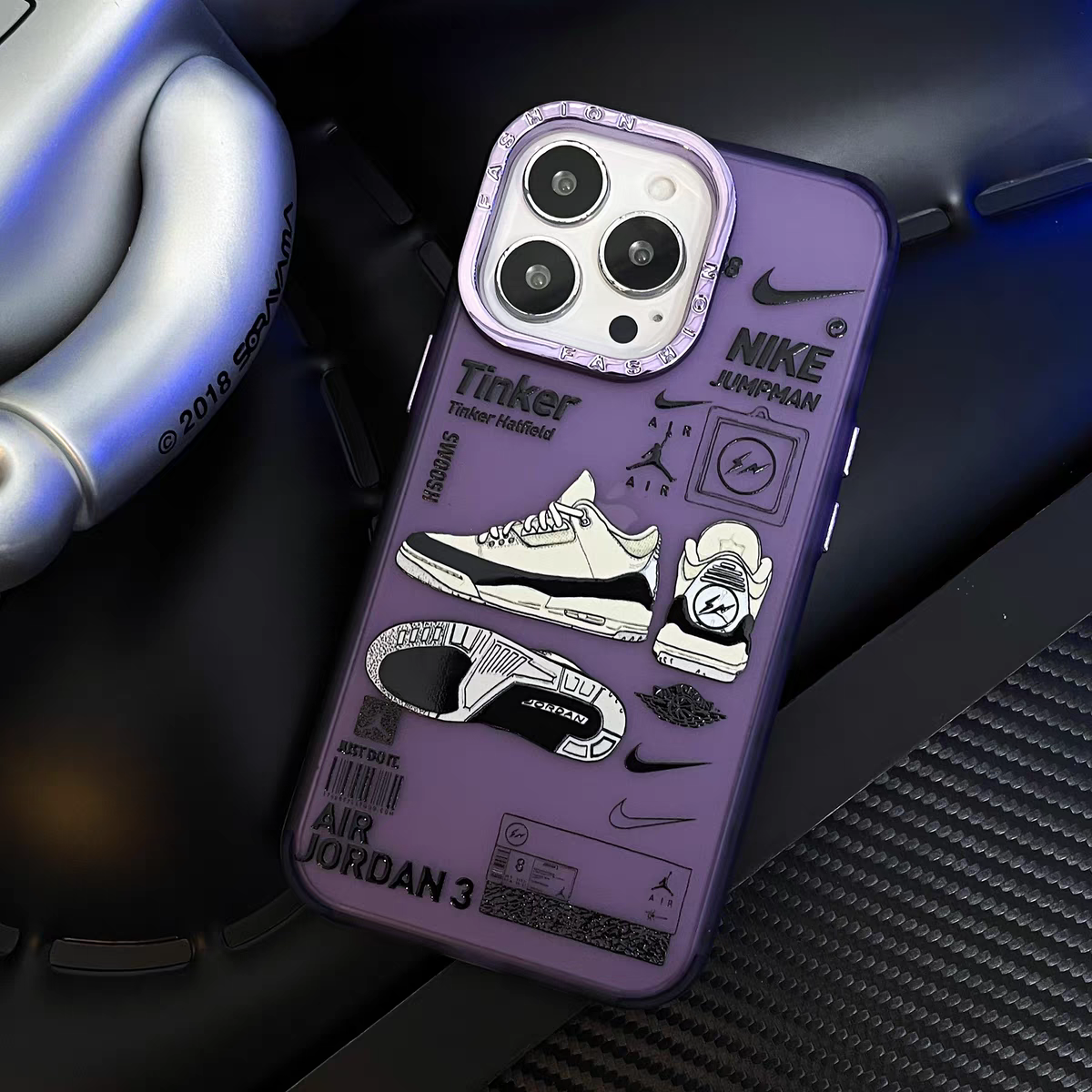 Frosted sports shoe transparency iPhone case