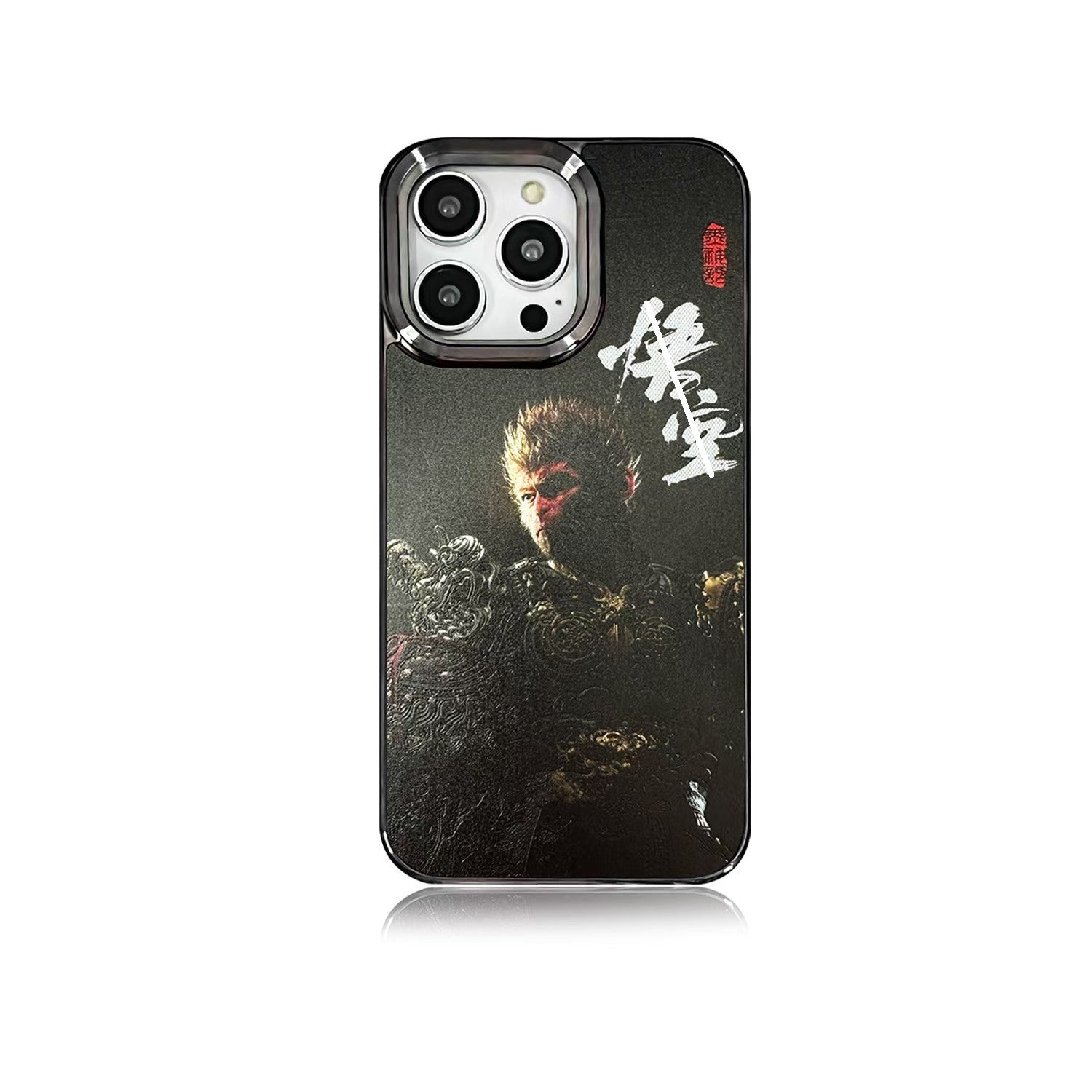 Electroplated Black Myth: Goku Phone Case