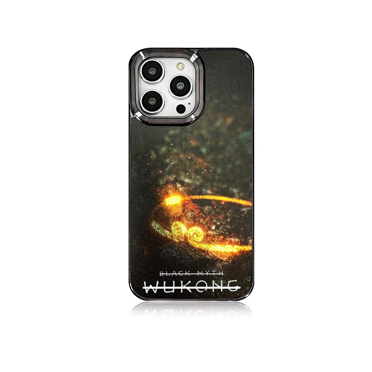 Electroplated Black Myth: Goku Phone Case