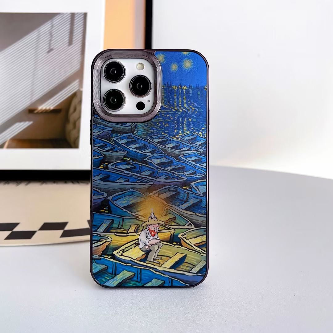 Electroplated Van Gogh Phone Case