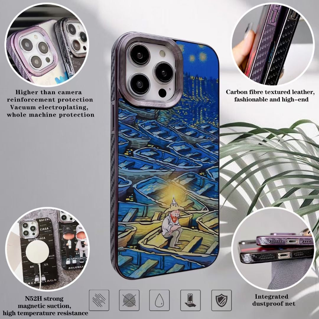 Electroplated Van Gogh Phone Case