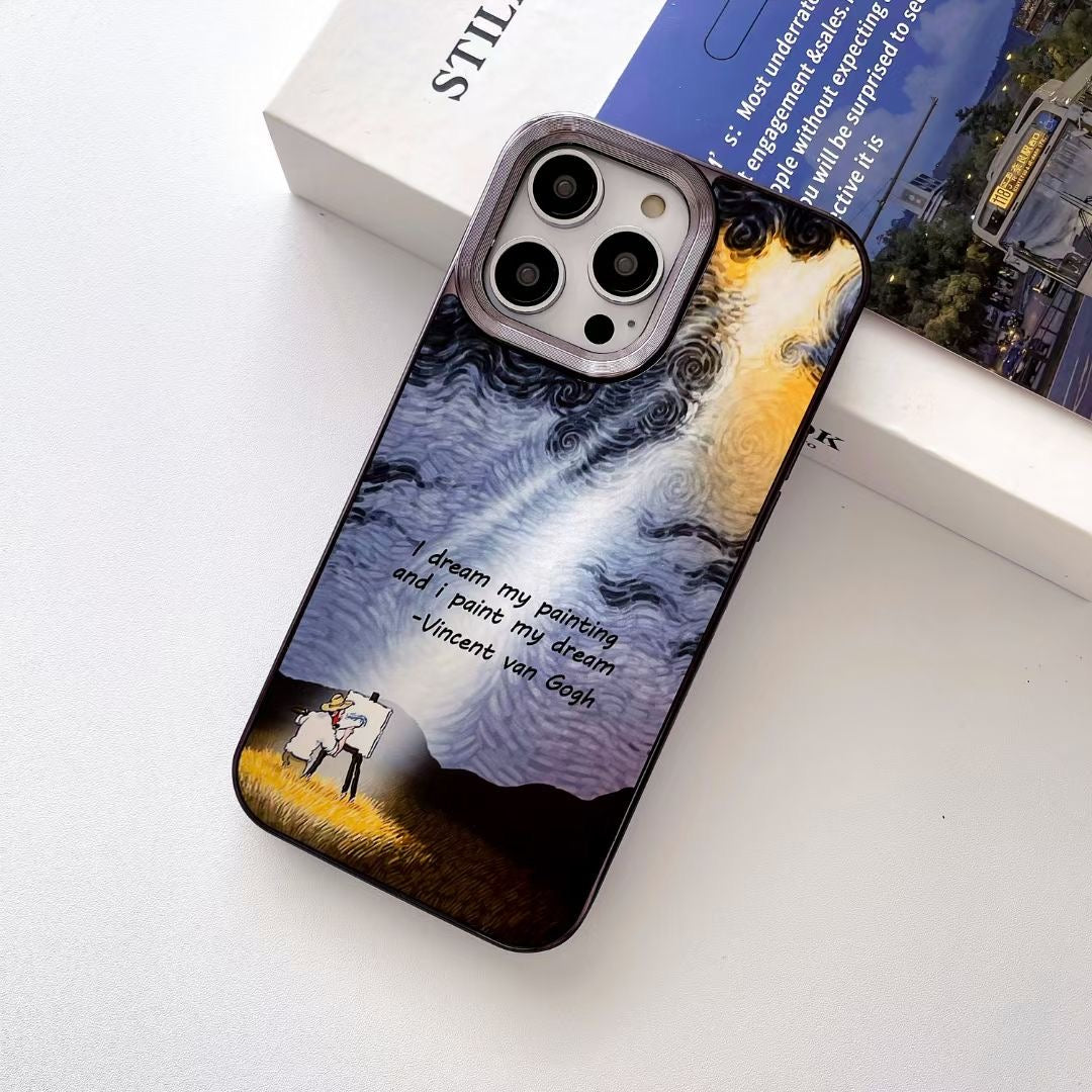 Electroplated Van Gogh Phone Case