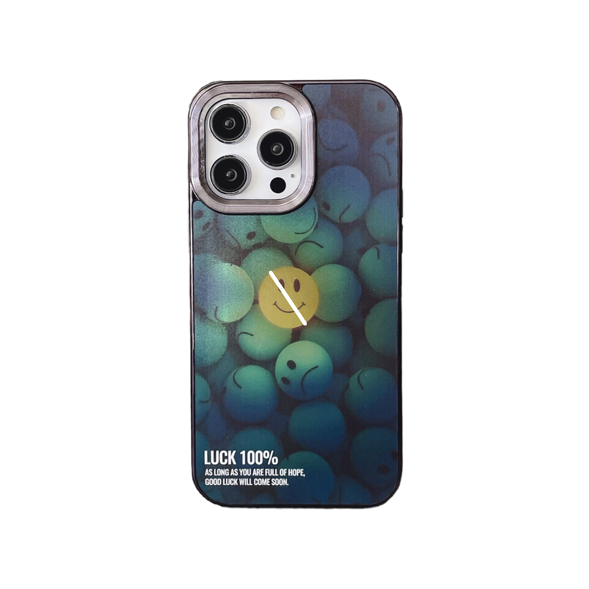 Electroplated Smiling Face Phone Case