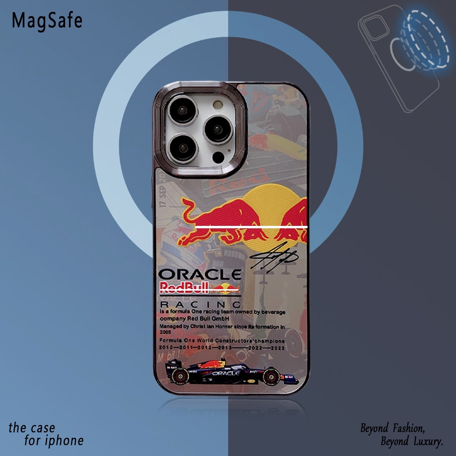 Electroplated Red Bull Phone Case