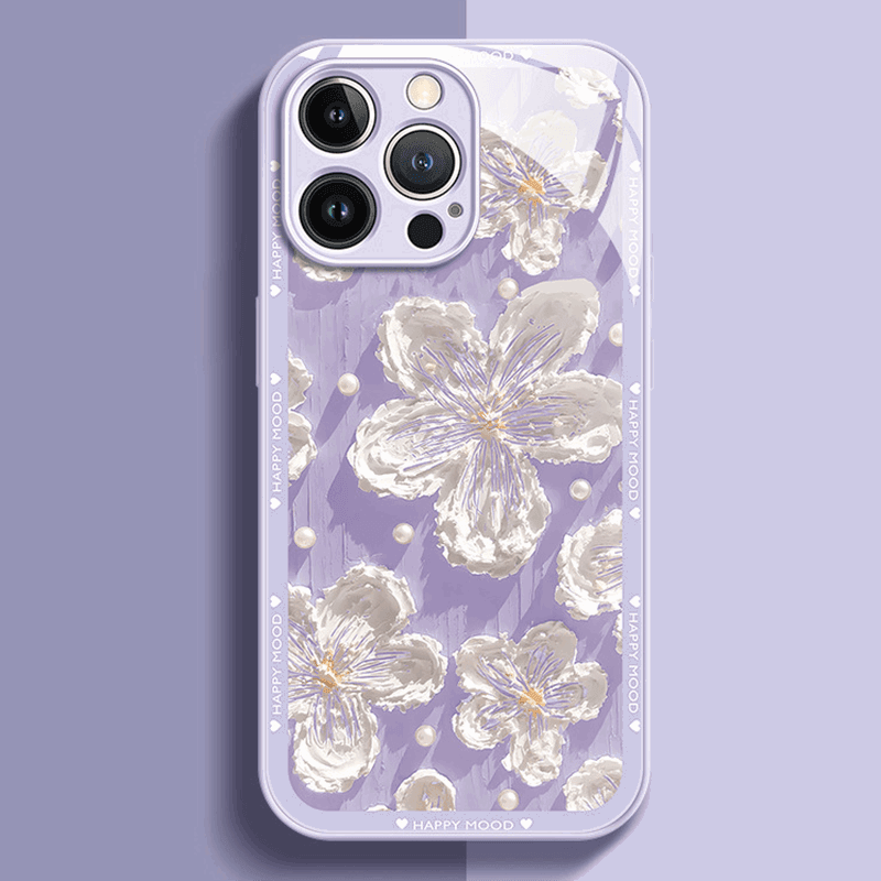 Ins Hot Oil Painting Flower iPhone Case - Most iPhone Case