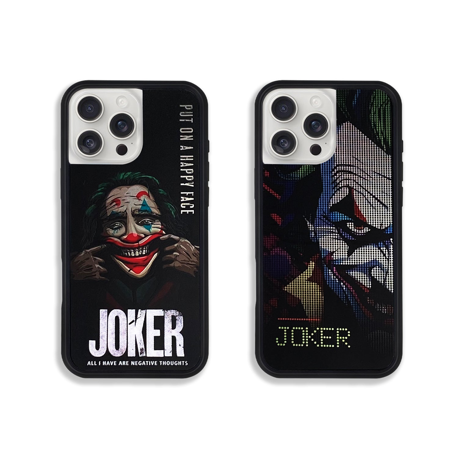 Frosted Electroplated Joker Style Phone Case