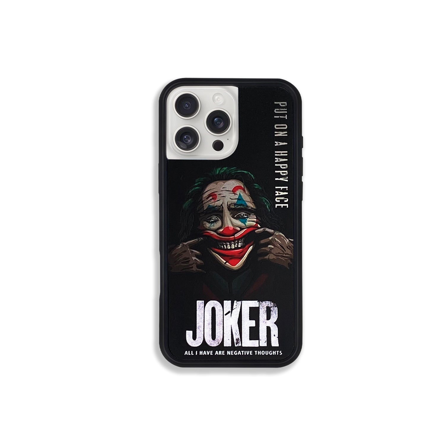 Frosted Electroplated Joker Style Phone Case