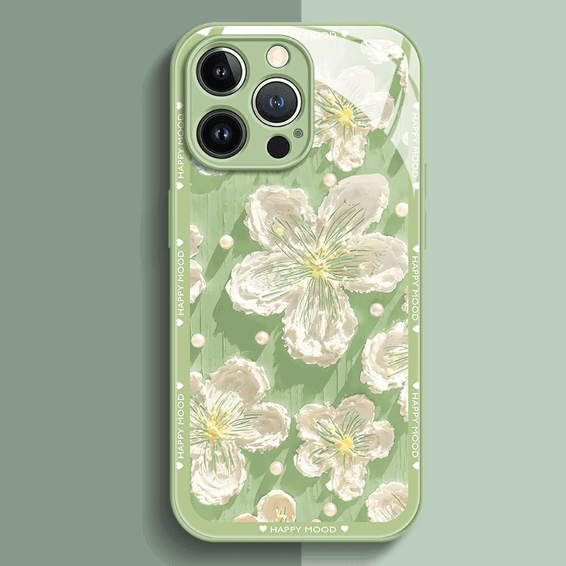 Ins Hot Oil Painting Flower iPhone Case - Most iPhone Case