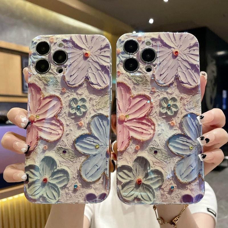 iPhone Case|Vintage Oil Painting Flower - Most iPhone Case