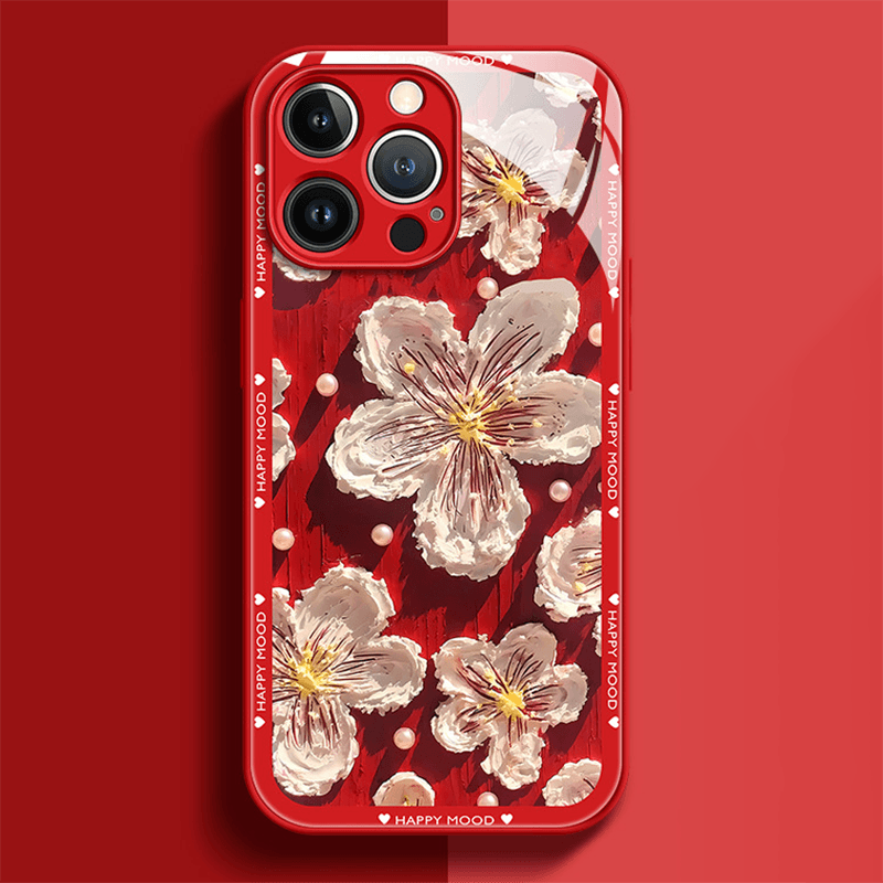 Ins Hot Oil Painting Flower iPhone Case - Most iPhone Case