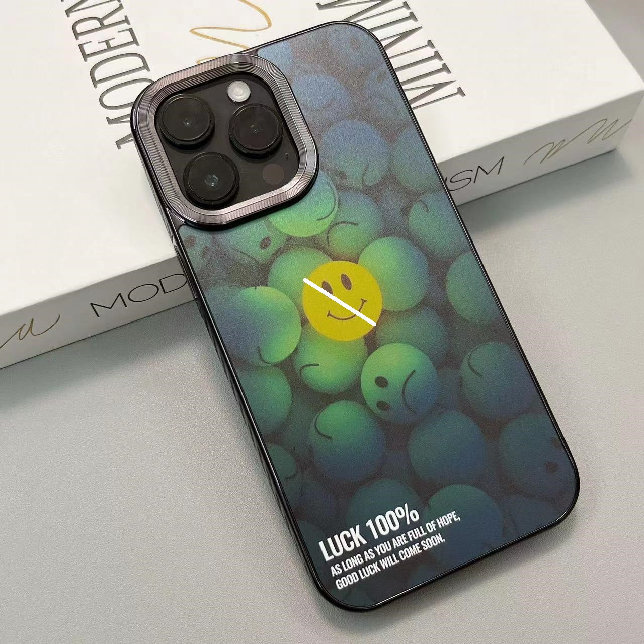 Electroplated Smiling Face Phone Case