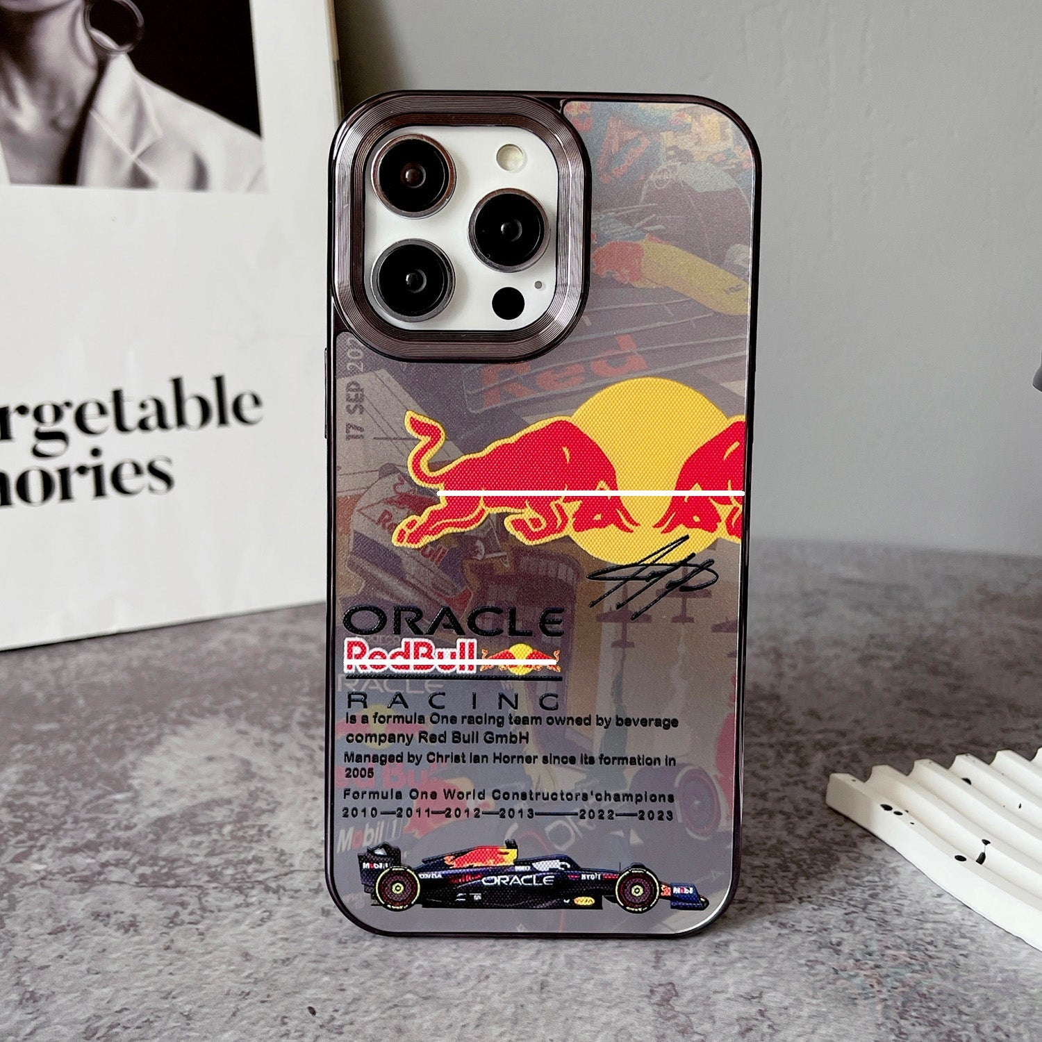 Electroplated Red Bull Phone Case