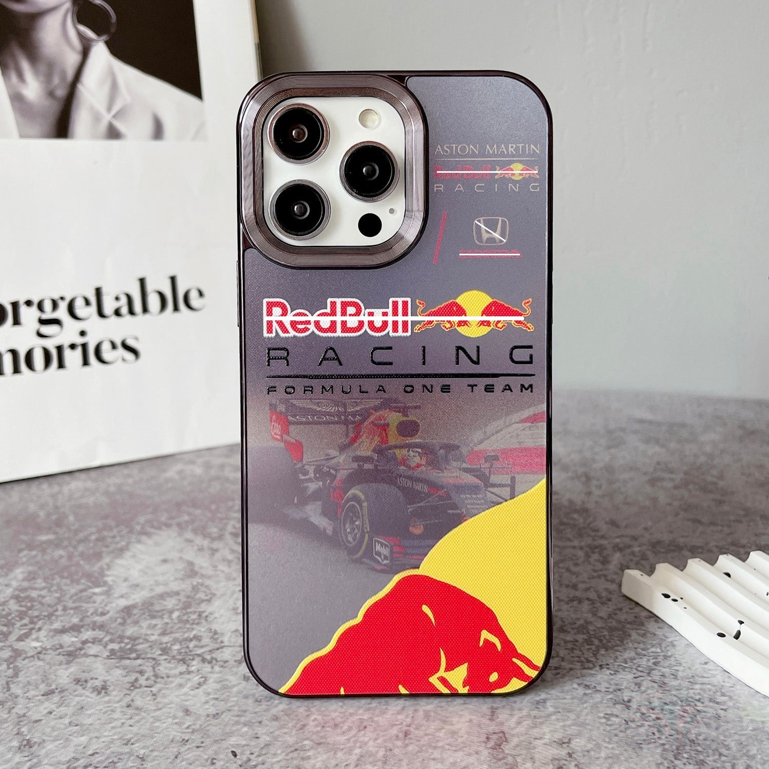 Electroplated Red Bull Phone Case