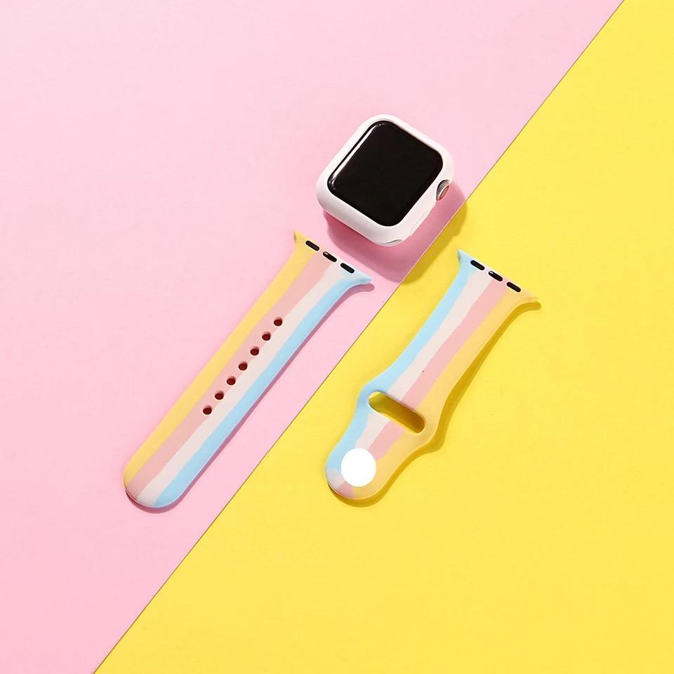 Rainbow Pastel Watch Band - Most iPhone Case