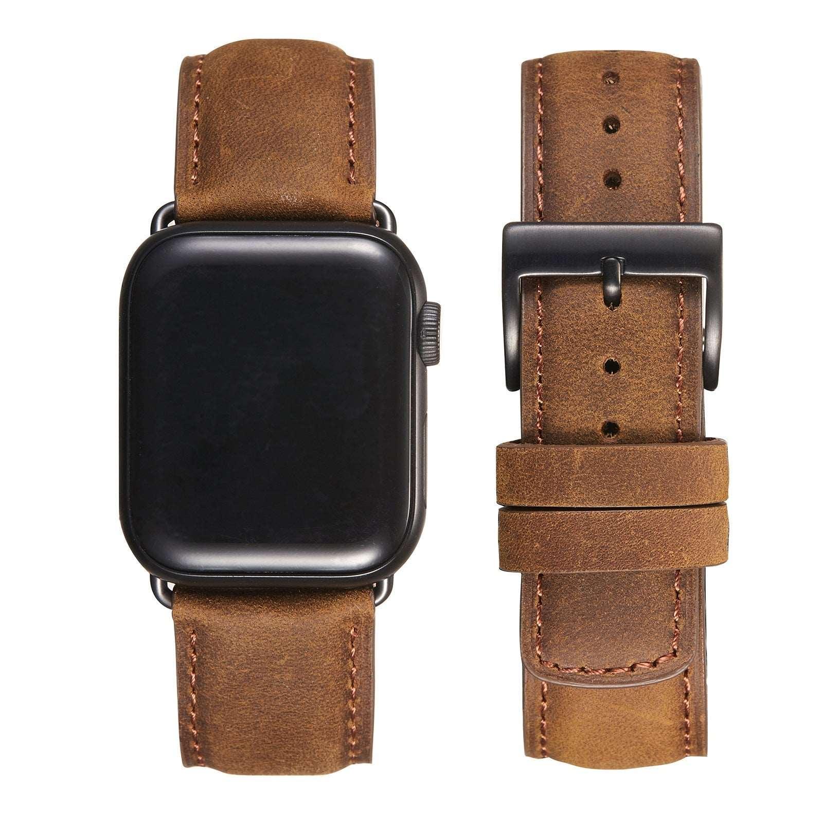 Top Grain Genuine Leather iWatch Band - Most iPhone Case