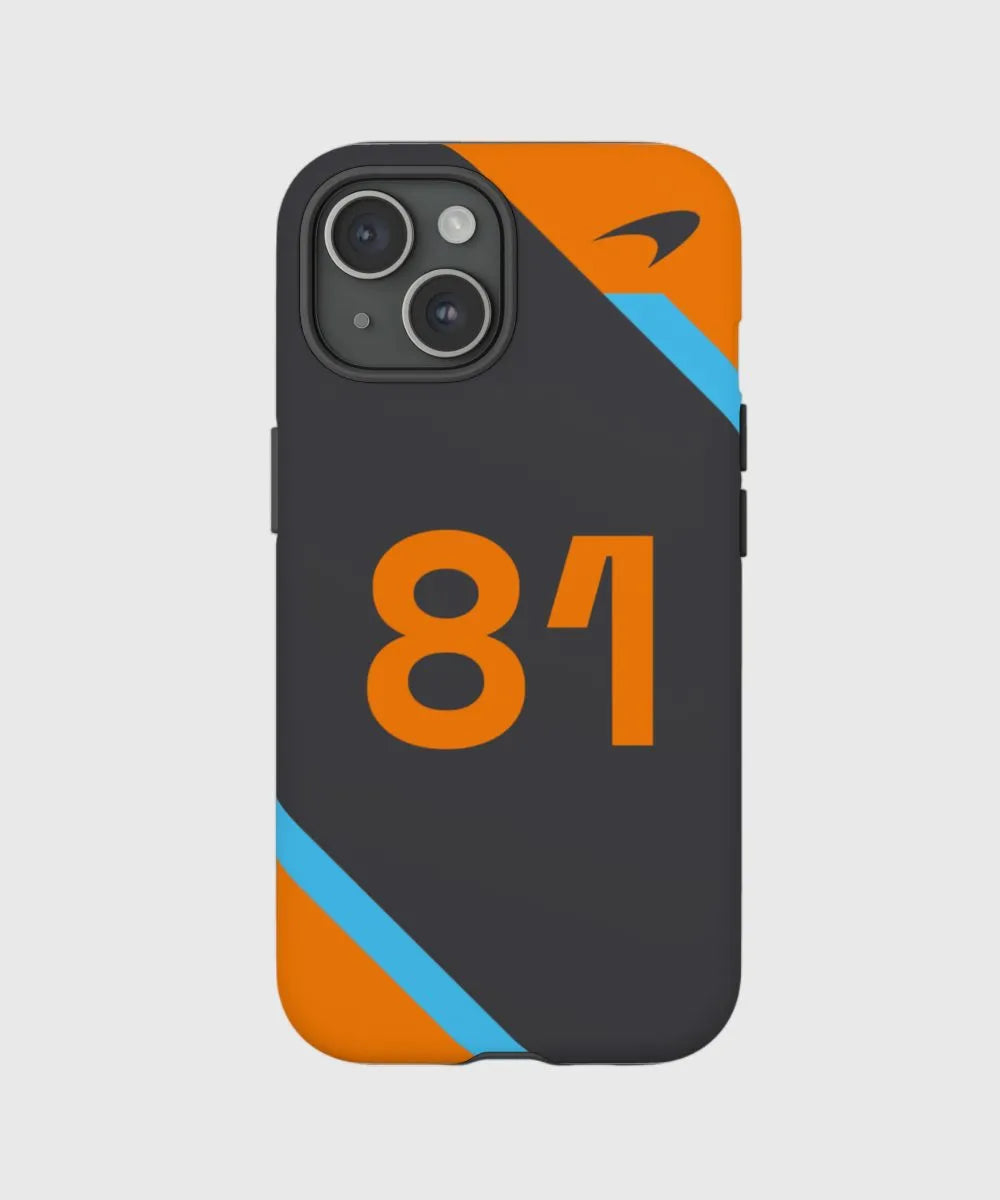 Oscar Piastri McLaren Phone Case – Dark Mode