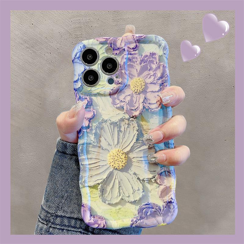 French Retro Oil Painting Flower iPhone Cases - Most iPhone Case