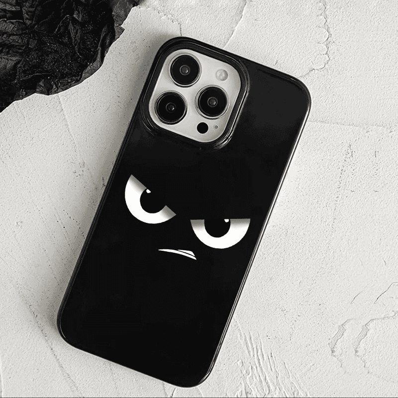 Attitude Mode On – Angry Eyes Cartoon Phone Case