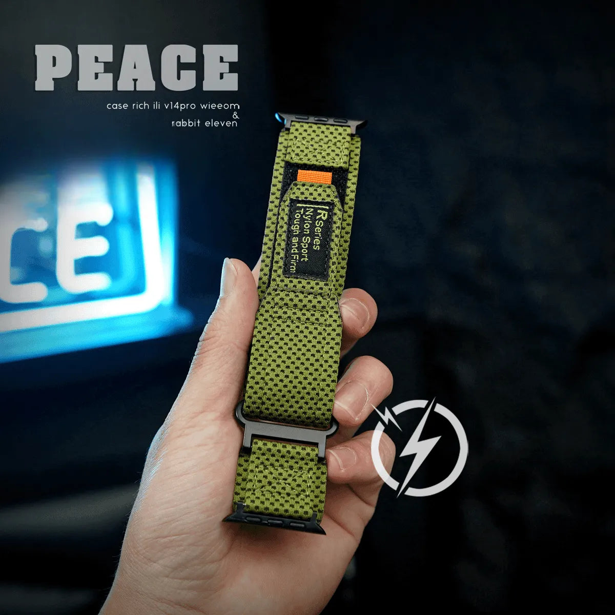 Uhrenarmband mit Klettverschluss